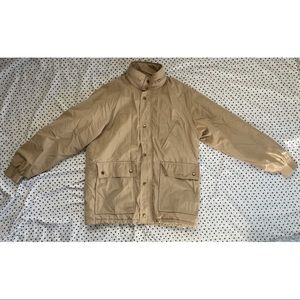 Tan vintage retro puffy coat